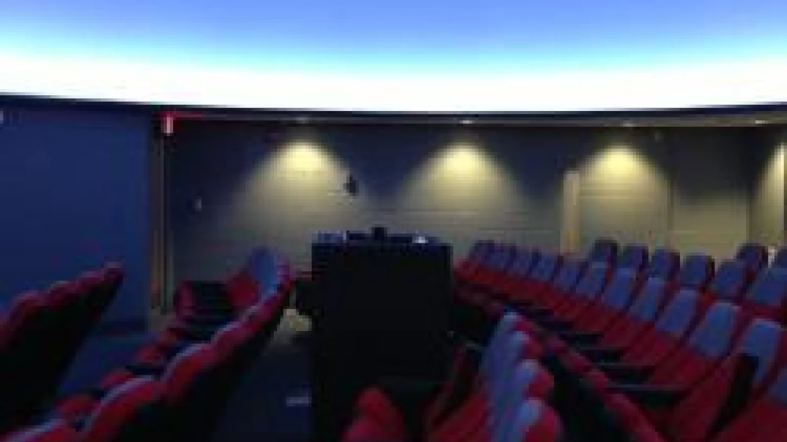 Planetarium projectors turned on for the first time