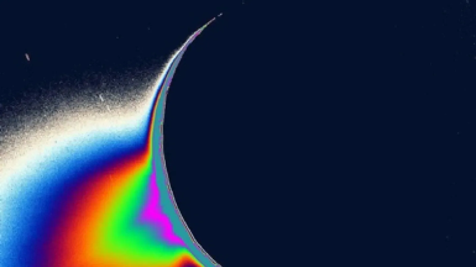 Enceladus in false color.