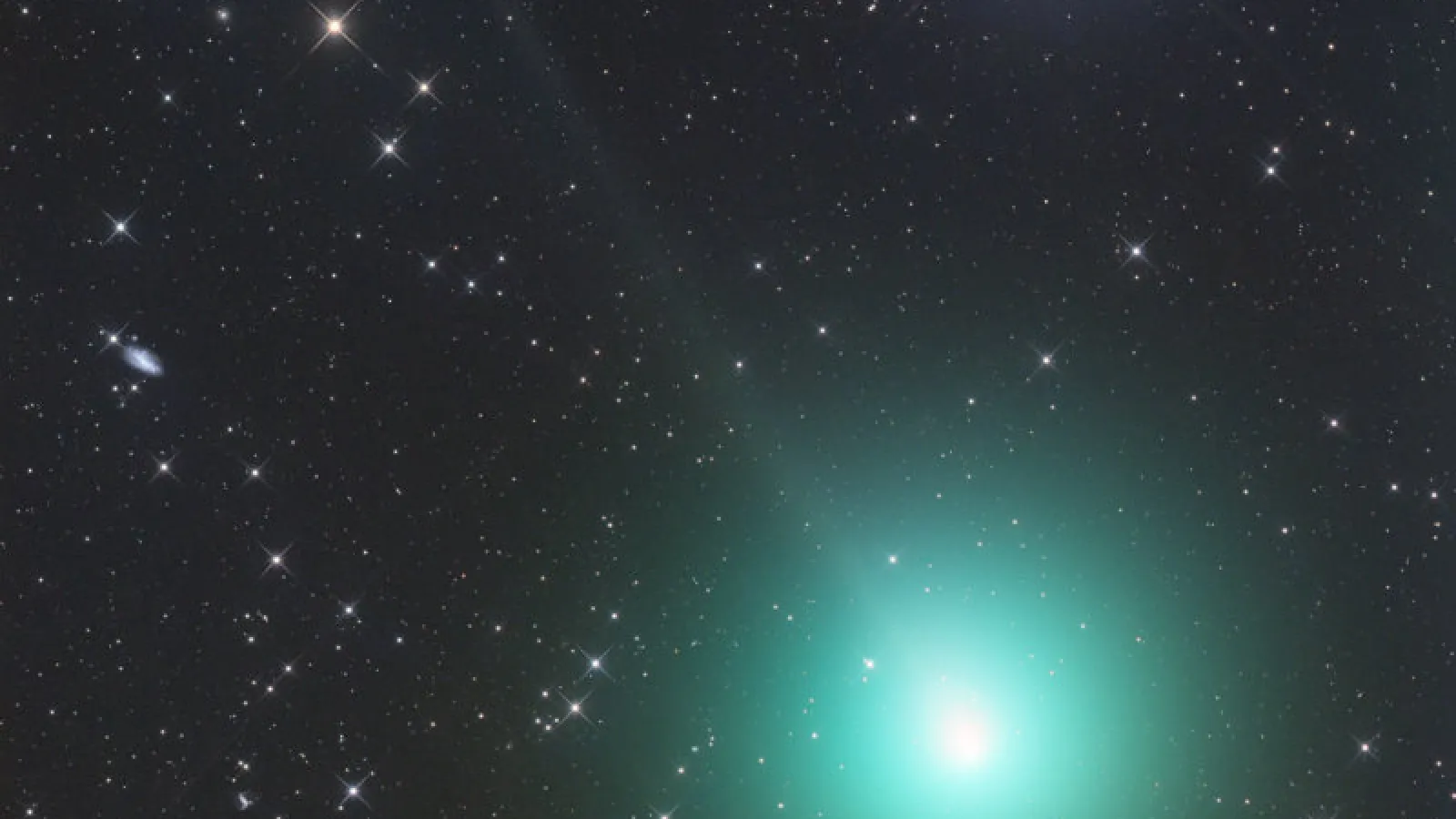 Comet 46P's coma extends more than 45 arcminutes in this picture taken on November 26, 2018. Gerald Rhemann (Namibia)
