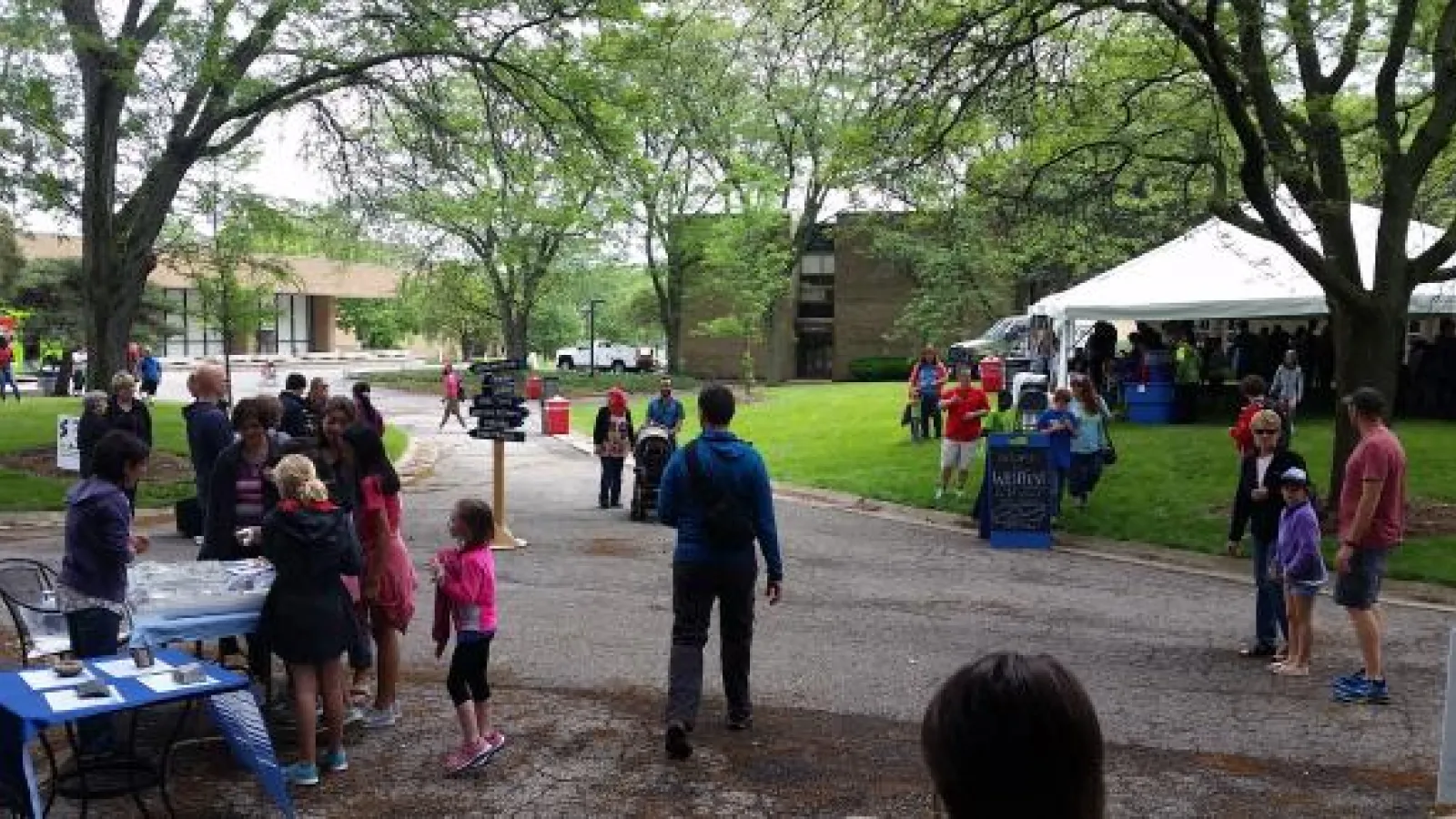 People attending WestFest