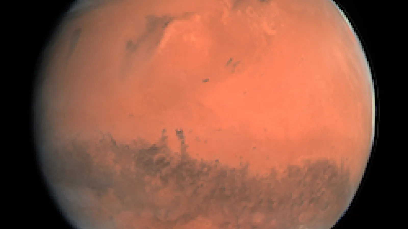 Mars in its natural color
