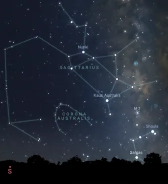 image of the constellation sagittarius
