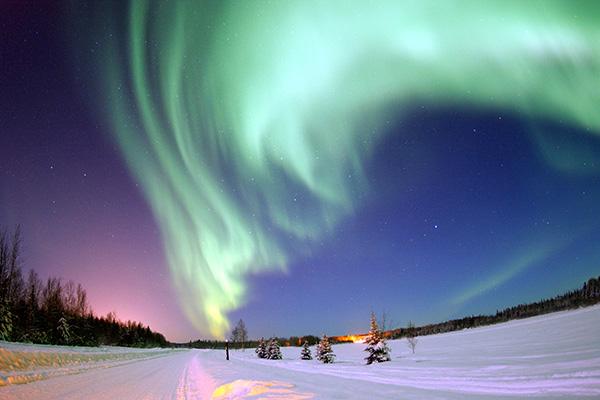 Aurora Borealis over Alaska
