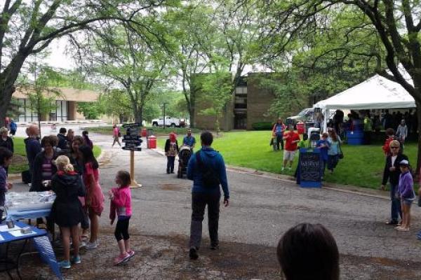 People attending WestFest