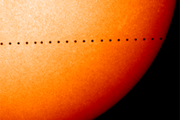 SOHO Image of the Transit of Mercury SOHO Image of the Transit of Mercury